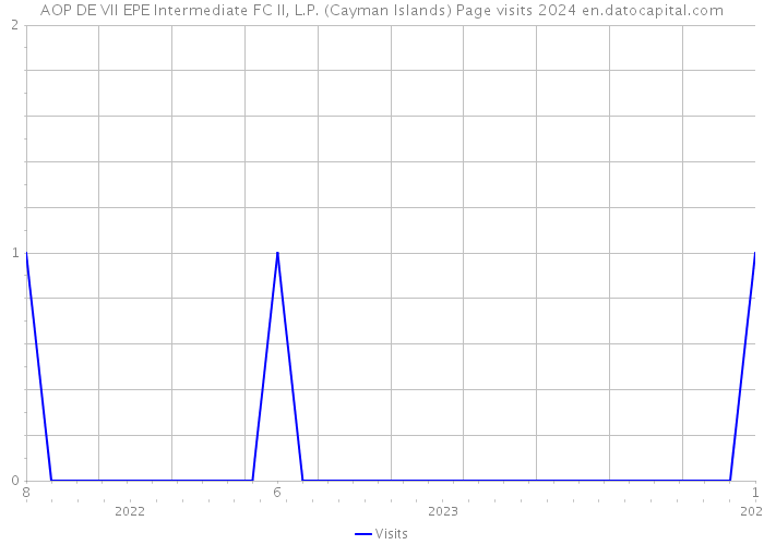AOP DE VII EPE Intermediate FC II, L.P. (Cayman Islands) Page visits 2024 