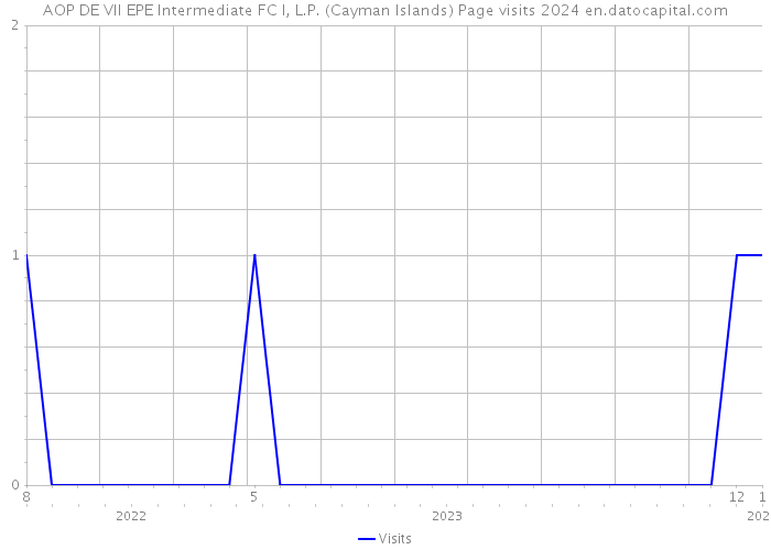 AOP DE VII EPE Intermediate FC I, L.P. (Cayman Islands) Page visits 2024 
