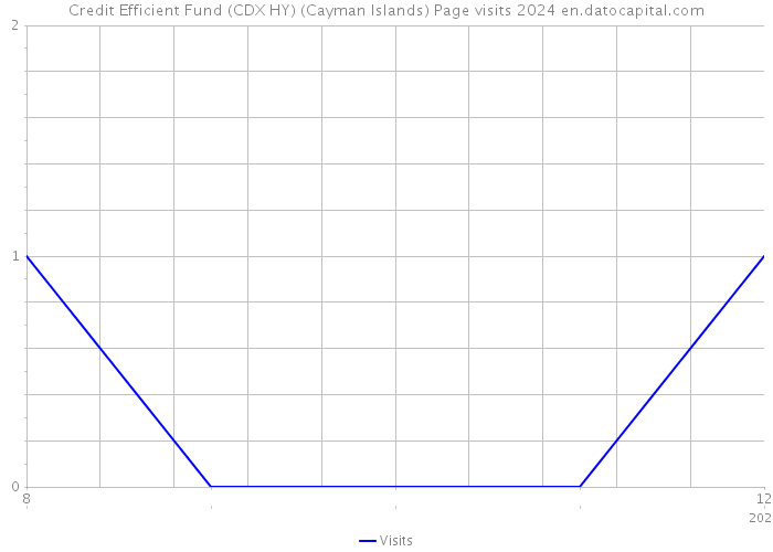 Credit Efficient Fund (CDX HY) (Cayman Islands) Page visits 2024 