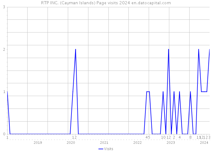 RTP INC. (Cayman Islands) Page visits 2024 