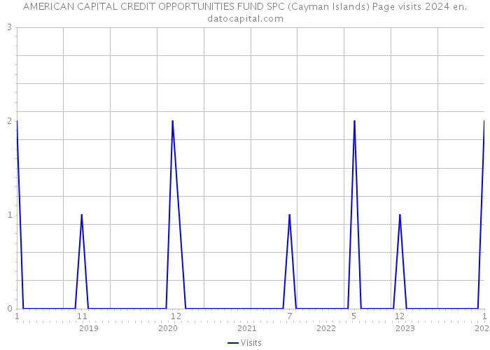 AMERICAN CAPITAL CREDIT OPPORTUNITIES FUND SPC (Cayman Islands) Page visits 2024 