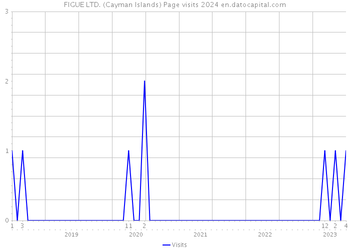FIGUE LTD. (Cayman Islands) Page visits 2024 