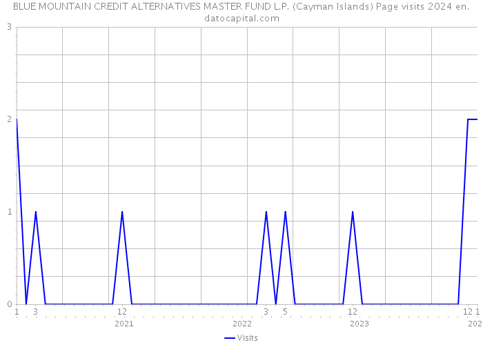 BLUE MOUNTAIN CREDIT ALTERNATIVES MASTER FUND L.P. (Cayman Islands) Page visits 2024 