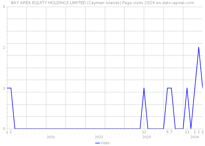 BAY AREA EQUITY HOLDINGS LIMITED (Cayman Islands) Page visits 2024 