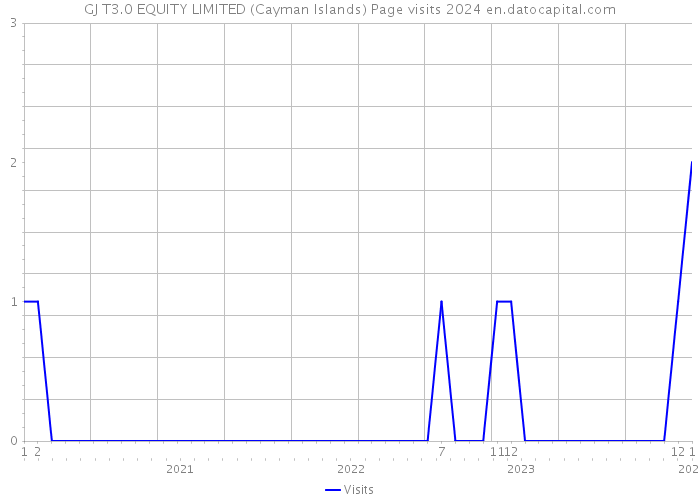 GJ T3.0 EQUITY LIMITED (Cayman Islands) Page visits 2024 