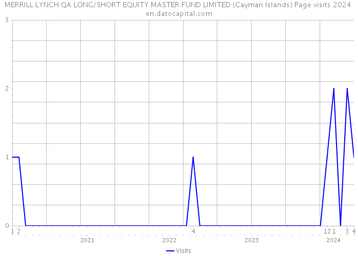 MERRILL LYNCH QA LONG/SHORT EQUITY MASTER FUND LIMITED (Cayman Islands) Page visits 2024 