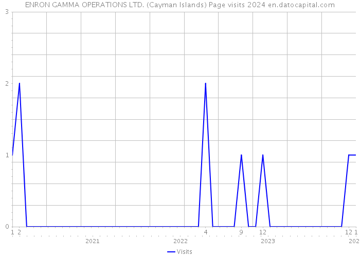 ENRON GAMMA OPERATIONS LTD. (Cayman Islands) Page visits 2024 