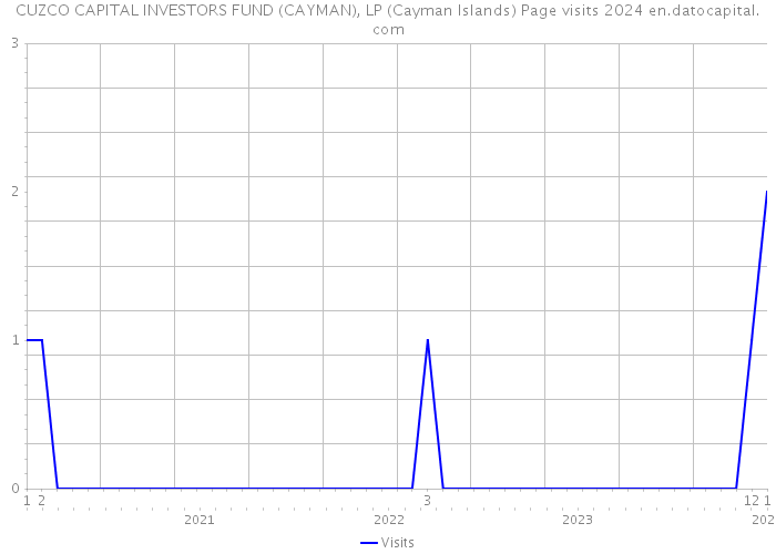 CUZCO CAPITAL INVESTORS FUND (CAYMAN), LP (Cayman Islands) Page visits 2024 
