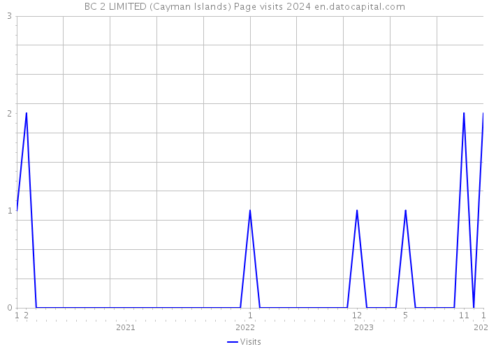 BC 2 LIMITED (Cayman Islands) Page visits 2024 