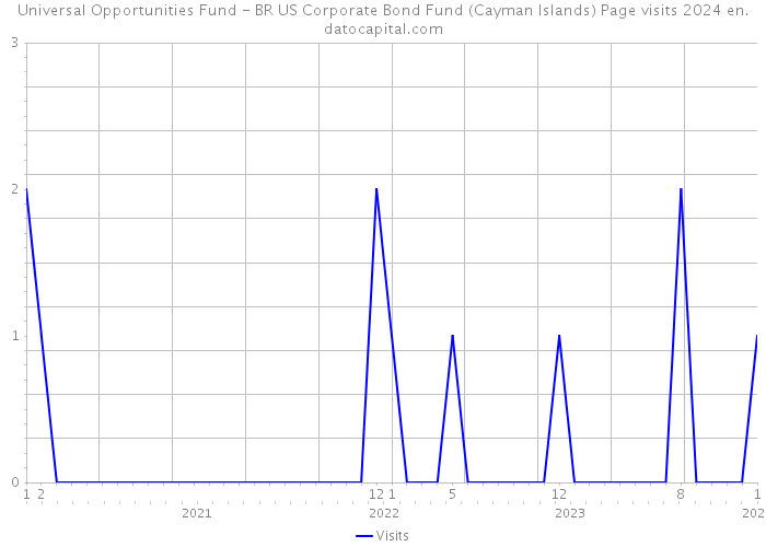 Universal Opportunities Fund - BR US Corporate Bond Fund (Cayman Islands) Page visits 2024 