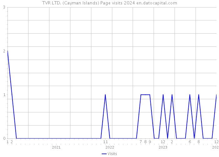TVR LTD. (Cayman Islands) Page visits 2024 
