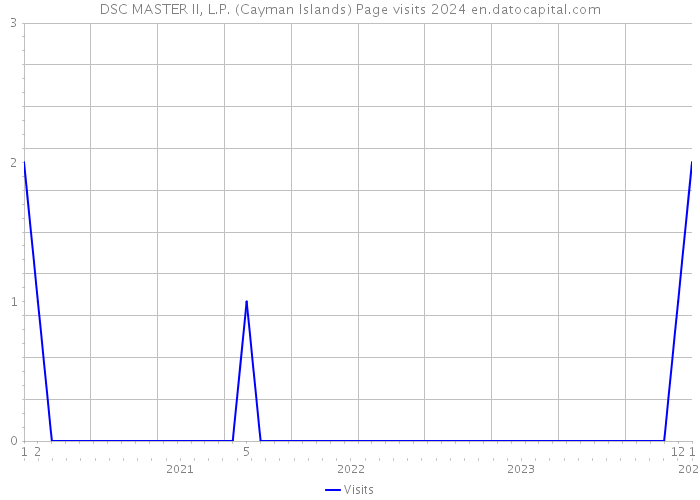 DSC MASTER II, L.P. (Cayman Islands) Page visits 2024 