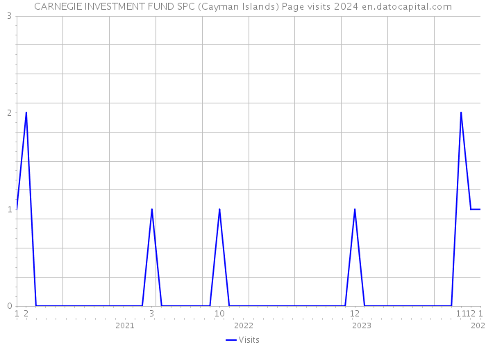 CARNEGIE INVESTMENT FUND SPC (Cayman Islands) Page visits 2024 
