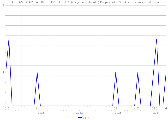 FAR EAST CAPITAL INVESTMENT LTD. (Cayman Islands) Page visits 2024 