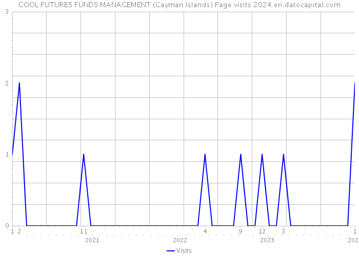 COOL FUTURES FUNDS MANAGEMENT (Cayman Islands) Page visits 2024 