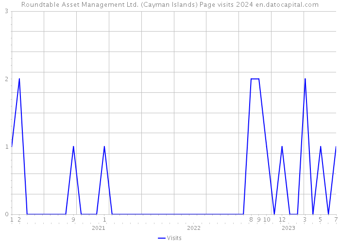 Roundtable Asset Management Ltd. (Cayman Islands) Page visits 2024 
