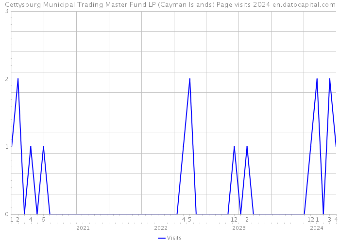 Gettysburg Municipal Trading Master Fund LP (Cayman Islands) Page visits 2024 