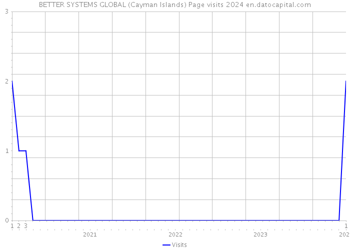 BETTER SYSTEMS GLOBAL (Cayman Islands) Page visits 2024 