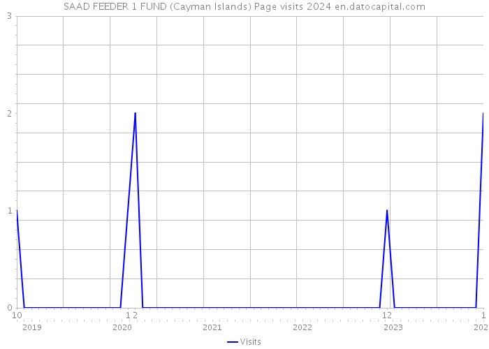 SAAD FEEDER 1 FUND (Cayman Islands) Page visits 2024 