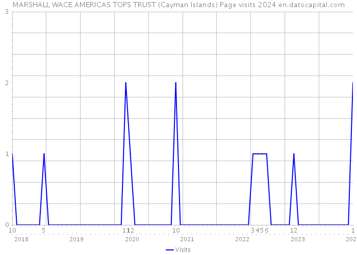 MARSHALL WACE AMERICAS TOPS TRUST (Cayman Islands) Page visits 2024 
