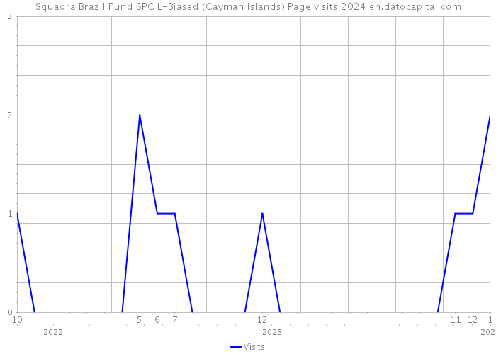 Squadra Brazil Fund SPC L-Biased (Cayman Islands) Page visits 2024 