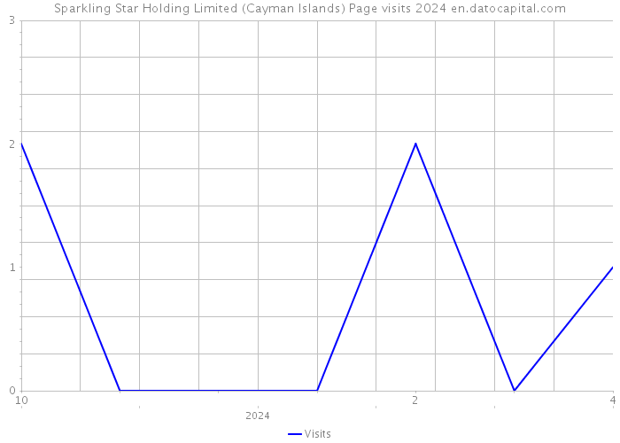 Sparkling Star Holding Limited (Cayman Islands) Page visits 2024 