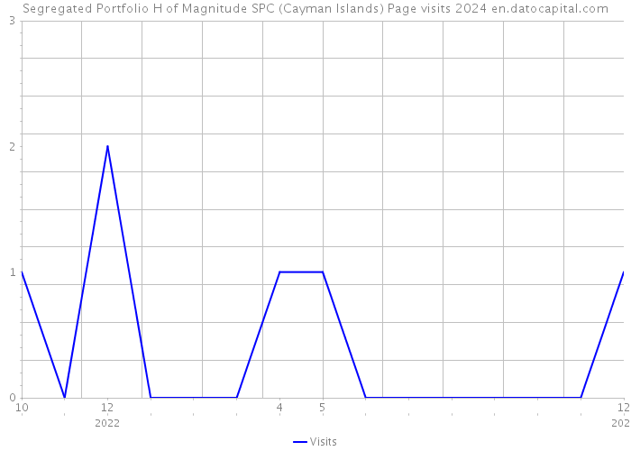 Segregated Portfolio H of Magnitude SPC (Cayman Islands) Page visits 2024 