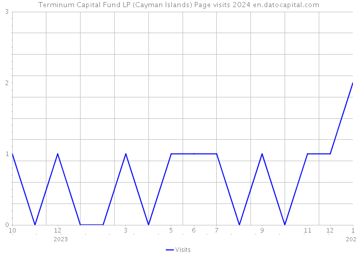Terminum Capital Fund LP (Cayman Islands) Page visits 2024 