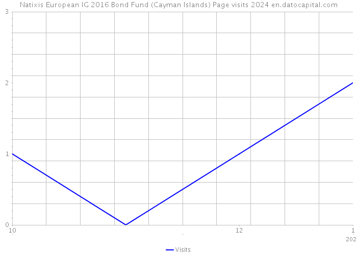 Natixis European IG 2016 Bond Fund (Cayman Islands) Page visits 2024 