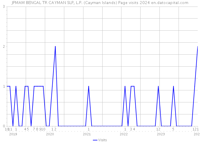 JPMAM BENGAL TR CAYMAN SLP, L.P. (Cayman Islands) Page visits 2024 