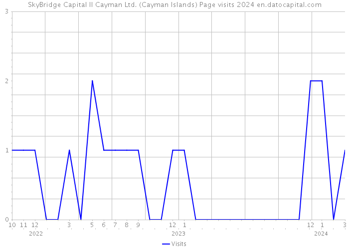SkyBridge Capital II Cayman Ltd. (Cayman Islands) Page visits 2024 