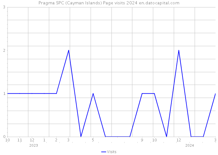 Pragma SPC (Cayman Islands) Page visits 2024 