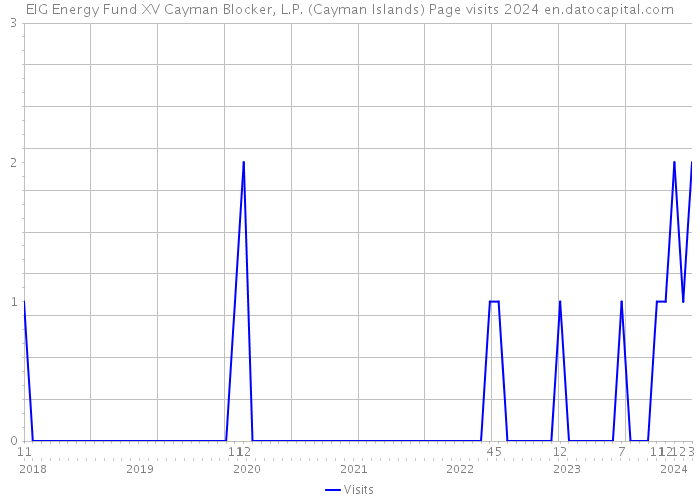 EIG Energy Fund XV Cayman Blocker, L.P. (Cayman Islands) Page visits 2024 