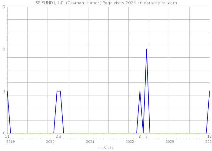 BP FUND I, L.P. (Cayman Islands) Page visits 2024 