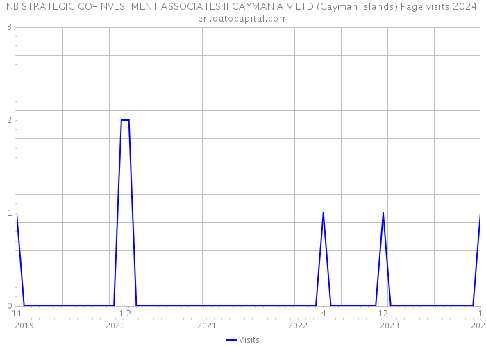 NB STRATEGIC CO-INVESTMENT ASSOCIATES II CAYMAN AIV LTD (Cayman Islands) Page visits 2024 