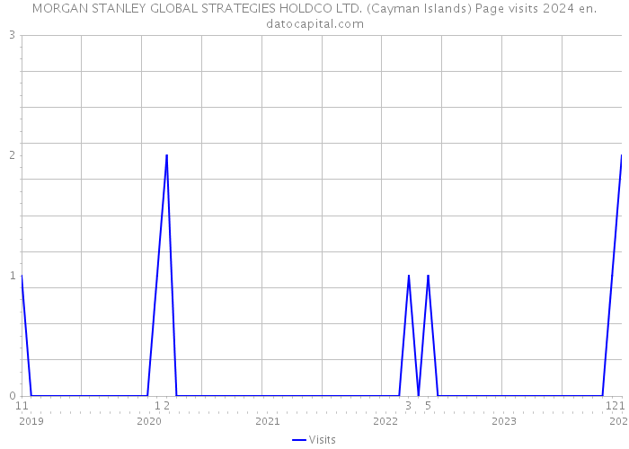 MORGAN STANLEY GLOBAL STRATEGIES HOLDCO LTD. (Cayman Islands) Page visits 2024 