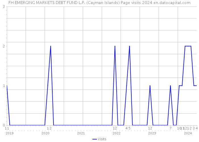 FH EMERGING MARKETS DEBT FUND L.P. (Cayman Islands) Page visits 2024 