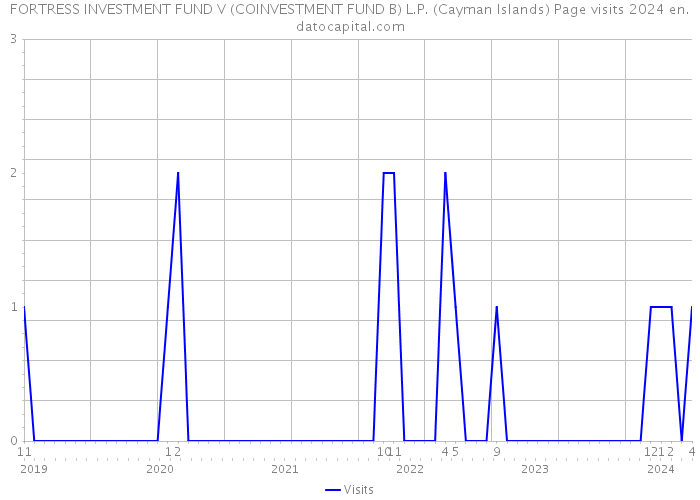 FORTRESS INVESTMENT FUND V (COINVESTMENT FUND B) L.P. (Cayman Islands) Page visits 2024 