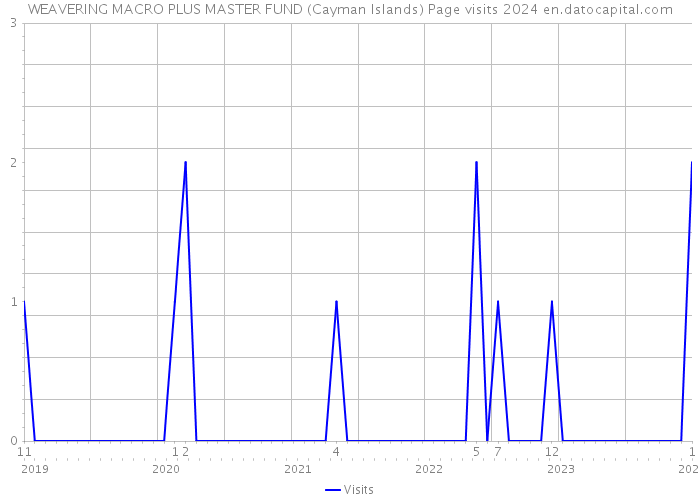 WEAVERING MACRO PLUS MASTER FUND (Cayman Islands) Page visits 2024 