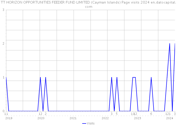 TT HORIZON OPPORTUNITIES FEEDER FUND LIMITED (Cayman Islands) Page visits 2024 