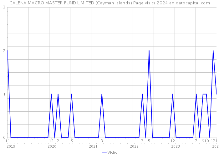 GALENA MACRO MASTER FUND LIMITED (Cayman Islands) Page visits 2024 