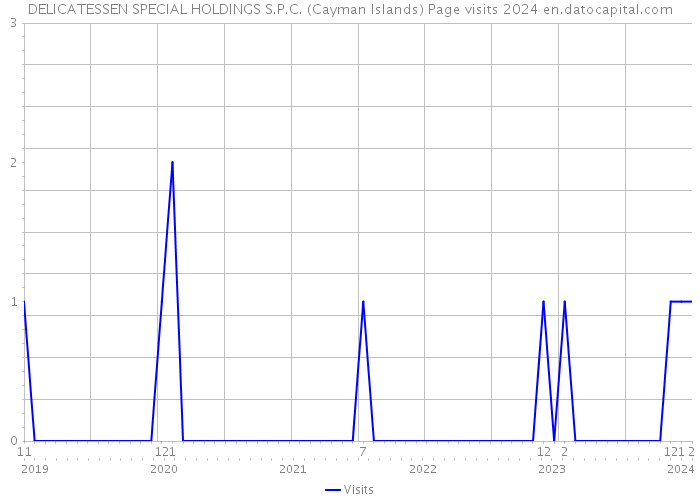 DELICATESSEN SPECIAL HOLDINGS S.P.C. (Cayman Islands) Page visits 2024 