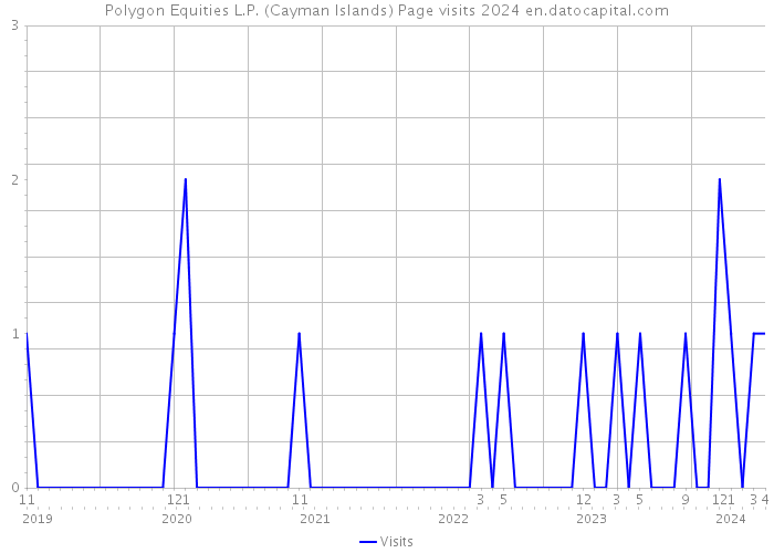 Polygon Equities L.P. (Cayman Islands) Page visits 2024 