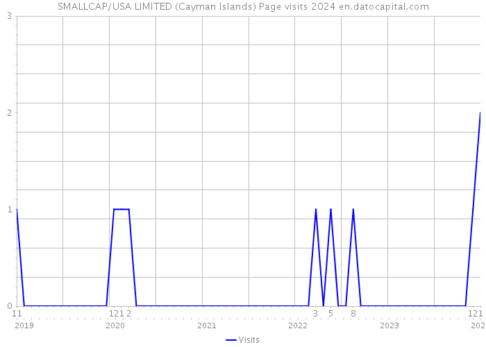 SMALLCAP/USA LIMITED (Cayman Islands) Page visits 2024 