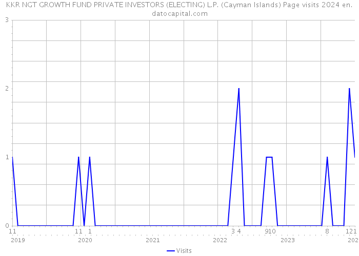 KKR NGT GROWTH FUND PRIVATE INVESTORS (ELECTING) L.P. (Cayman Islands) Page visits 2024 