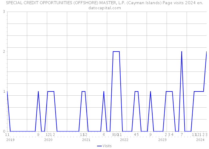 SPECIAL CREDIT OPPORTUNITIES (OFFSHORE) MASTER, L.P. (Cayman Islands) Page visits 2024 