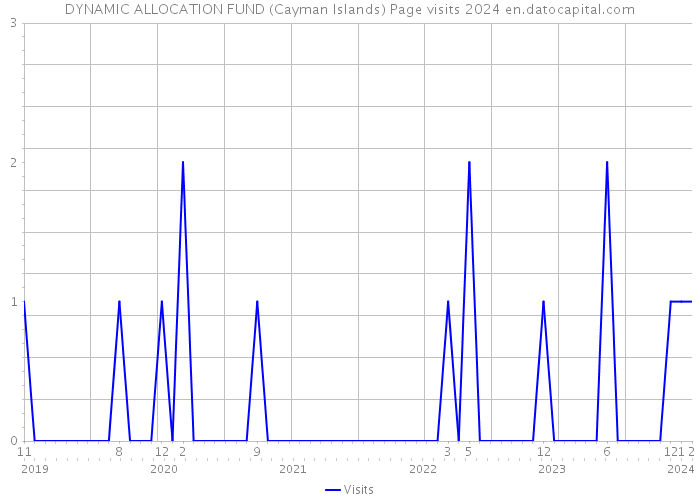 DYNAMIC ALLOCATION FUND (Cayman Islands) Page visits 2024 