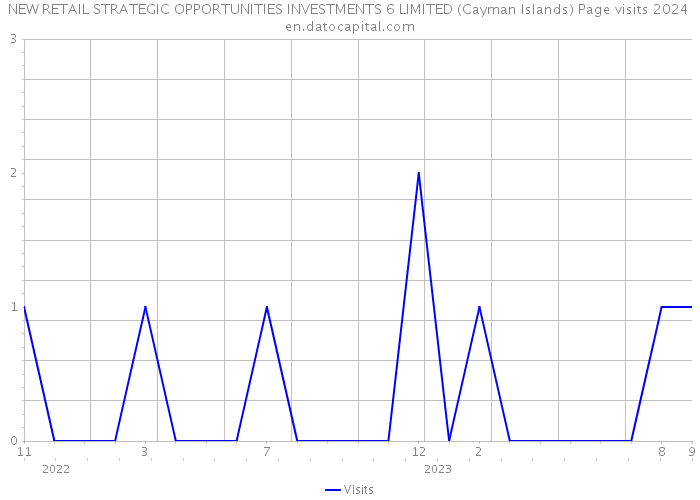 NEW RETAIL STRATEGIC OPPORTUNITIES INVESTMENTS 6 LIMITED (Cayman Islands) Page visits 2024 