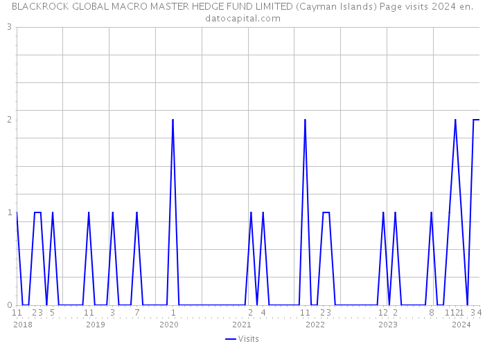 BLACKROCK GLOBAL MACRO MASTER HEDGE FUND LIMITED (Cayman Islands) Page visits 2024 