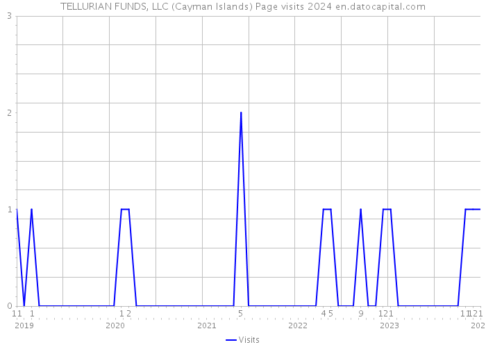 TELLURIAN FUNDS, LLC (Cayman Islands) Page visits 2024 
